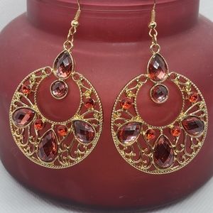 Bohemian Gold plated earrings